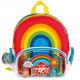 Zaino attrezzato dido arcobaleno fila 