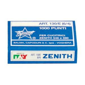 Punti metallici zenith 130/e 64/48 cf. 1000 punti