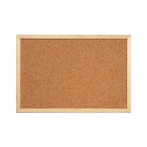 Lavagna in sughero 45x60cm cornice in legno