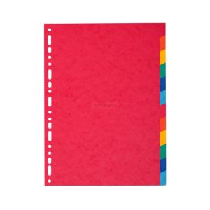 Separatori a 12 tasti a4 in cartoncino 220gr 