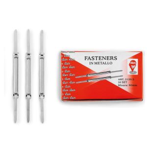 Fasteners in metallo passo 8 conf. 50 pezzi