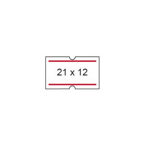 Rotolo prezzatrice 21x12 bianco 1000 etichette markin