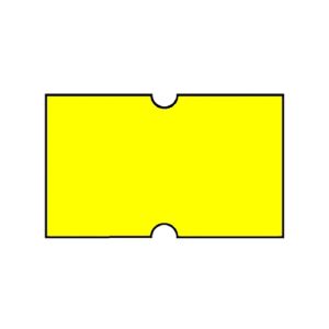 Rotolo prezzatrice 21x12 giallo 1000 etichette markin