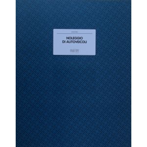 Registro noleggio autoveicoli 47 pagine numerate 31x24,5cm 232257000