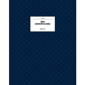 Registro cespiti ammortizzabili 45 pagine numerate 31x24,5cm 236800000