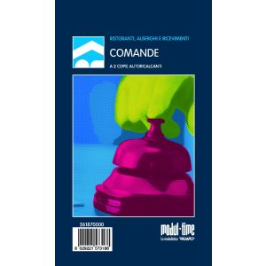 Blocco comande 25x2 autoricalcante 17x9,9cm 261870000