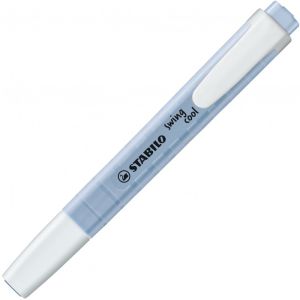 Evidenziatore stabilo swing cool pastel azzurro ghiaccio