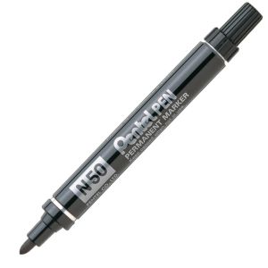 marcatore-permanente-nero-pentel-n50-punta-tonda-n50a