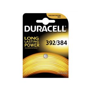 Batteria al litio duracell sr41 392/384 per orologi 1,5 v in blister pezzo singolo