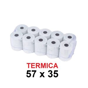 Rotoli in carta termica mm.57x35mt bpa free