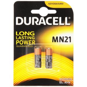 Batteria alcalina duracell mn21 1,2 v in blister da 2 pezzi