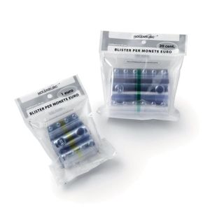 Blister portamonete 1 centesimo confezione da 20 pezzi