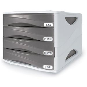 Cassettiera smile arda grigio