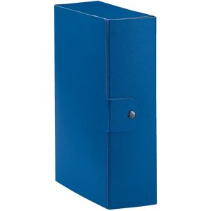Scatola progetto eurobox dorso 10 cm. blu