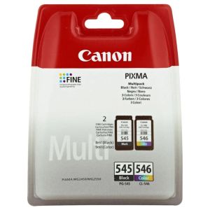 Kit multipack canon pg-545 + cl-546 nero + colori originale 