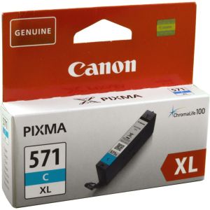 Cartuccia canon cli-571cxl originale inchiostro ciano (11 ml)