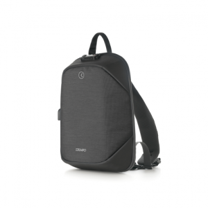 Zaino monospalla slim tekniko intempo - antifurto nero 13''