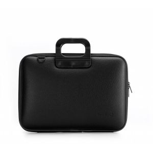 Borsa bombata all black 15,6'' nera
