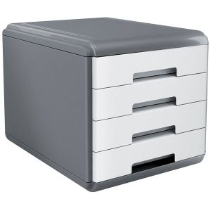 Cassettiera mydesk arda a 4 cassetti bianco
