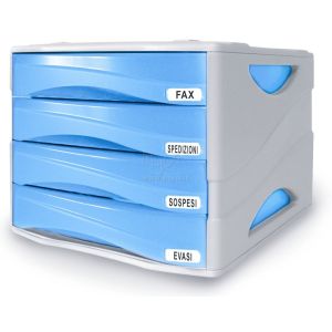 Cassettiera smile arda azzurro