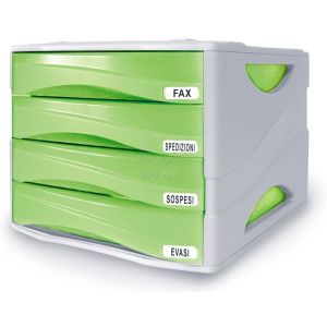 Cassettiera smile arda verde