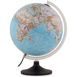 Mappamondo globo luminoso carbon classic diametro 30cm