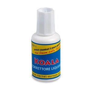 Correttore liquido koala 20 ml.