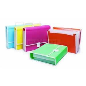 Valigetta portadocumenti 24 scomparti a soffietto creta