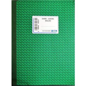 Registro dare avere saldo formato 24 x 17 cm