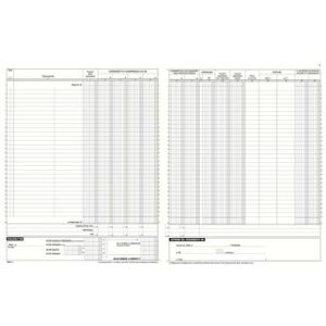 Registro iva dei corrispettivi formato 31 x 24,5 cm