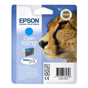 Cartuccia epson t0712 originale inchiostro ciano (5,5 ml)