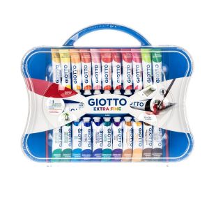 Colori tempera extra fine giotto in tubetto 12ml 24pz