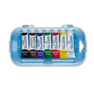 Colori tempera extra fine giotto in tubetto 7,5 ml 7 pz.