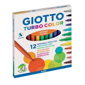 Pennarelli turbo color giotto astuccio 12pz