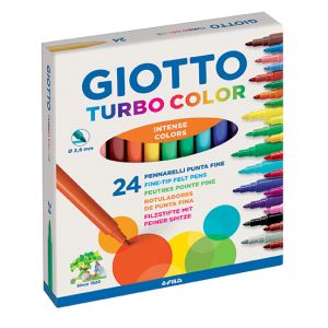 Pennarelli turbo color giotto astuccio 24pz