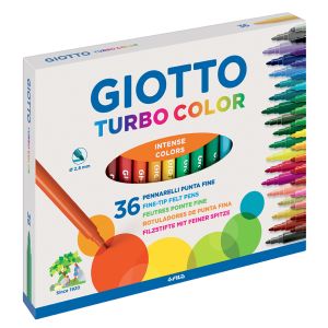 Pennarelli turbo color giotto astuccio 36pz