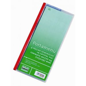 Portamenu cm 10,5 x 29,7  4  pagine lebez 140
