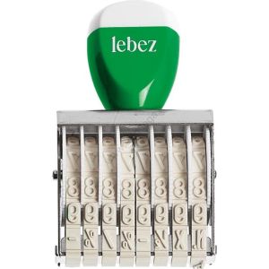 Numeratore a 8 colonne altezza caratteri 7 mm