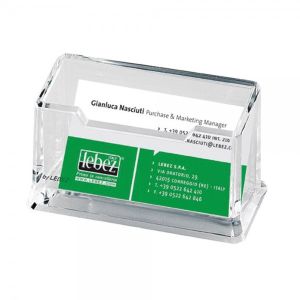 Portabiglietti da visita in abs 