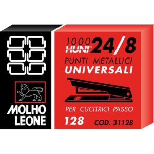 Punti  cucitrice molho leone 24/8 cf. 1000 punti