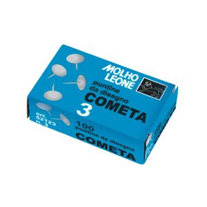 Puntine metalliche molho leone n. 3 a 1 punta cf. 100 pezzi