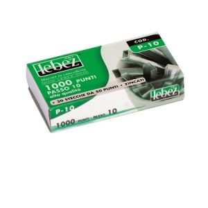 Punti  cucitrice passo 10 lebez cf.1000 punti