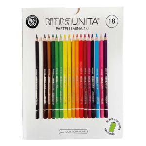 Pastelli tinta unita mina 4.0 da 18pz