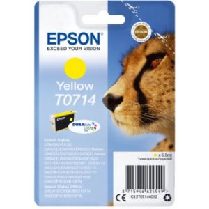 Cartuccia epson t0714 originale inchiostro giallo (5,5 ml)