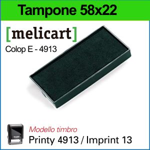 Cuscinetto per timbri trodat 4913 (58x22mm)