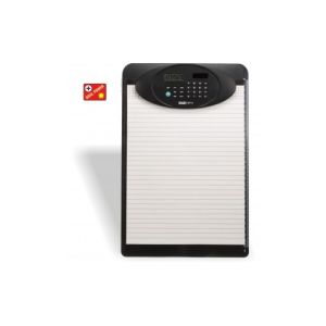 Tavoletta portablocco wiler con calcolatrice formato a4