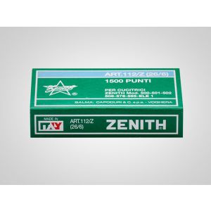 Punti metallici zenith 112/z 26/6 cf. 1500 punti