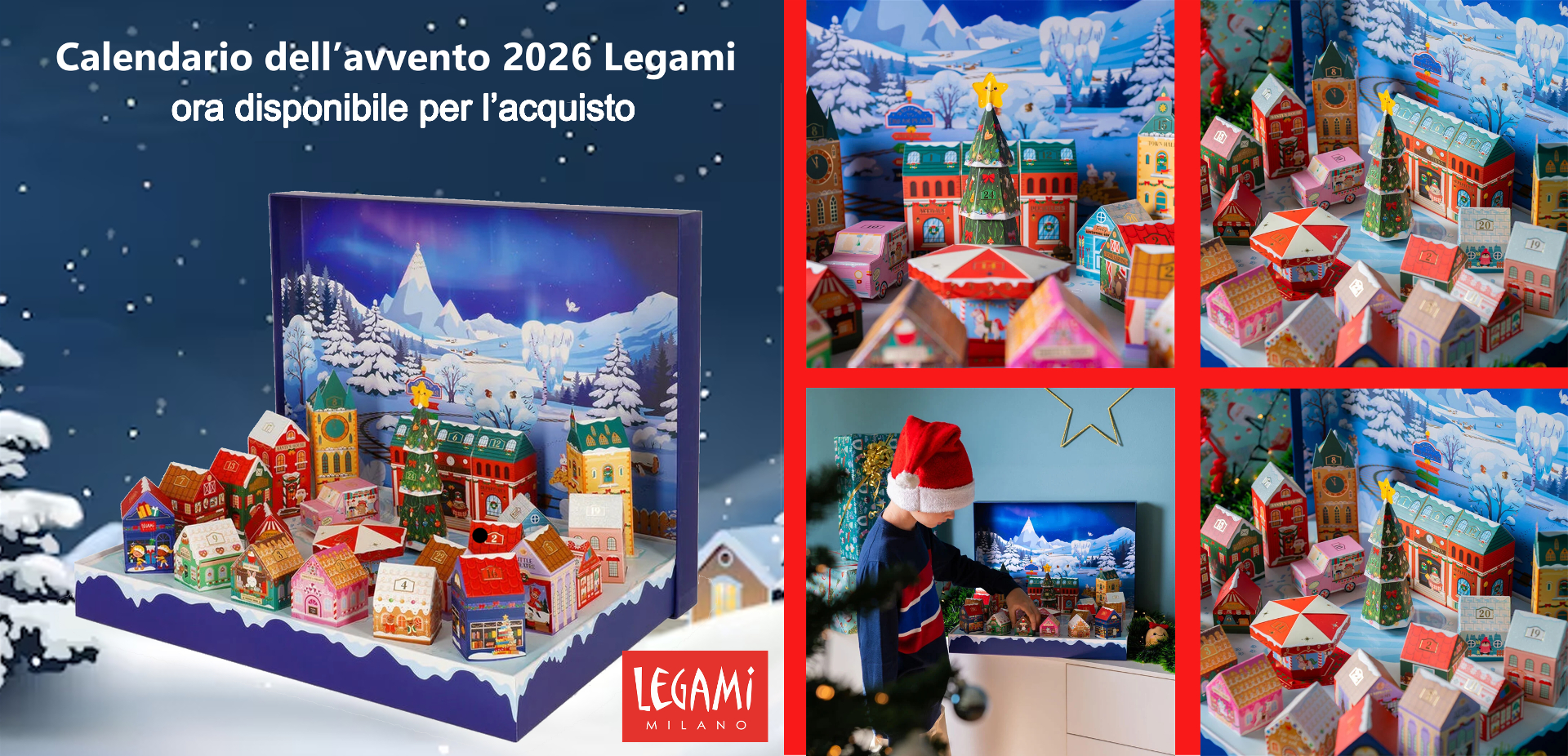 Legami calendario dell'avvento 2026